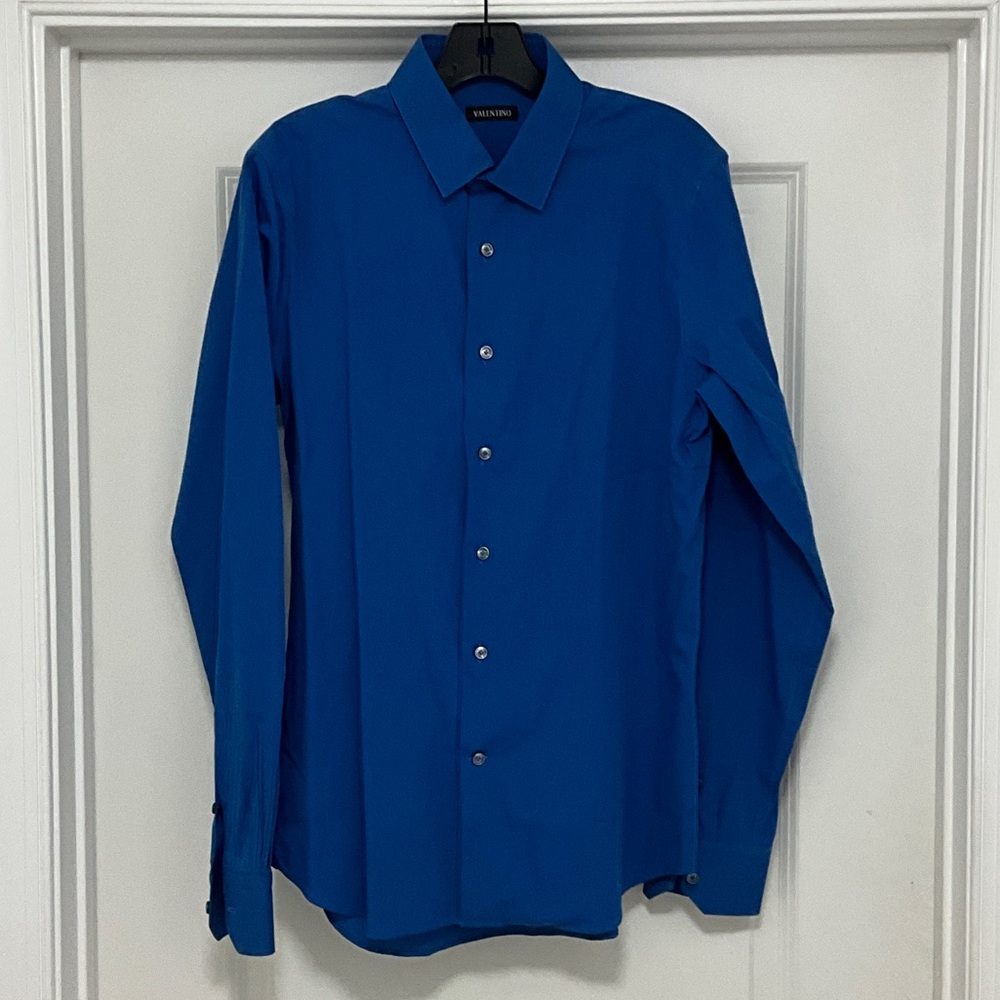 Valentino Classic Blue Dress Shirt